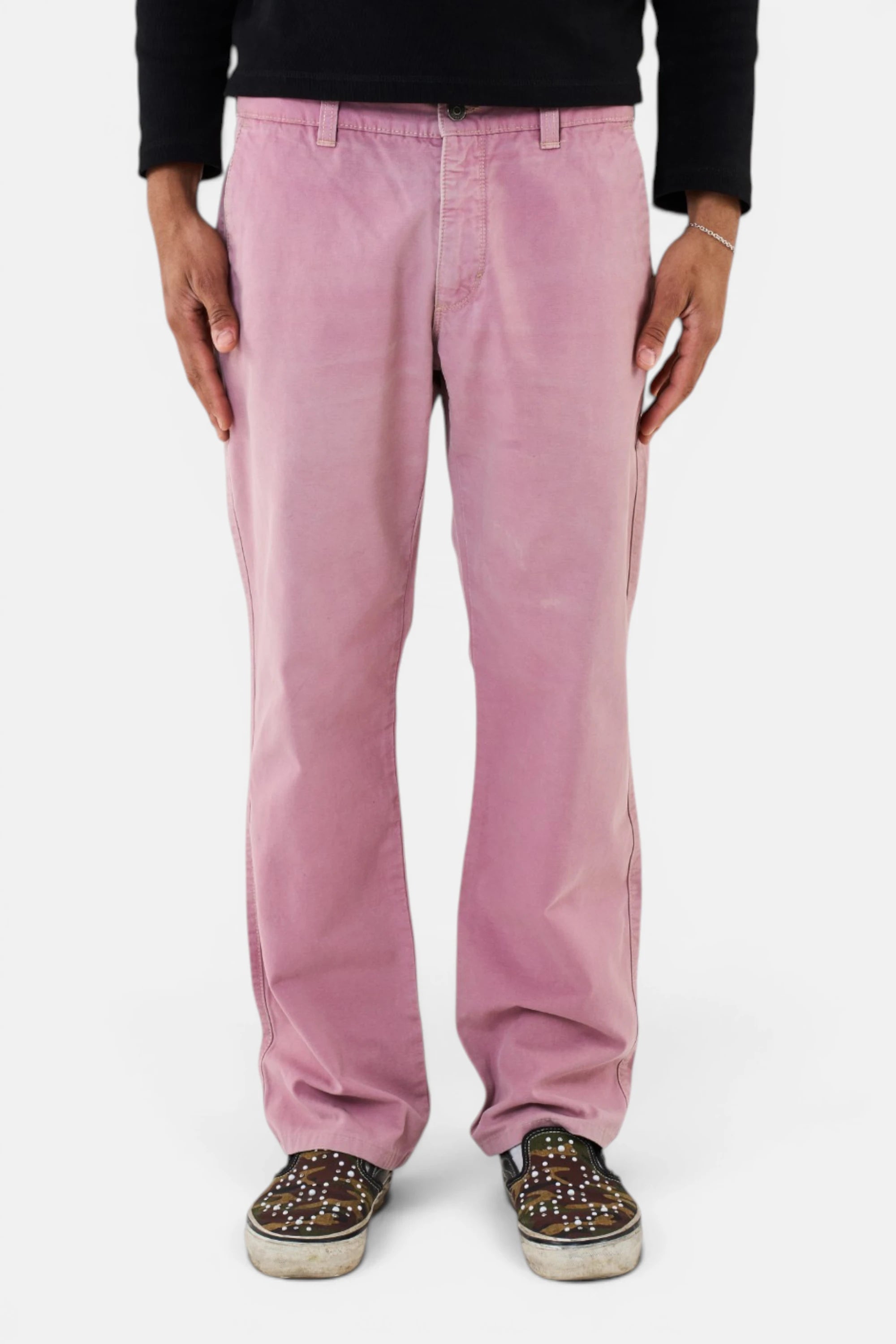 Denim Burberry rosa, vista frontale