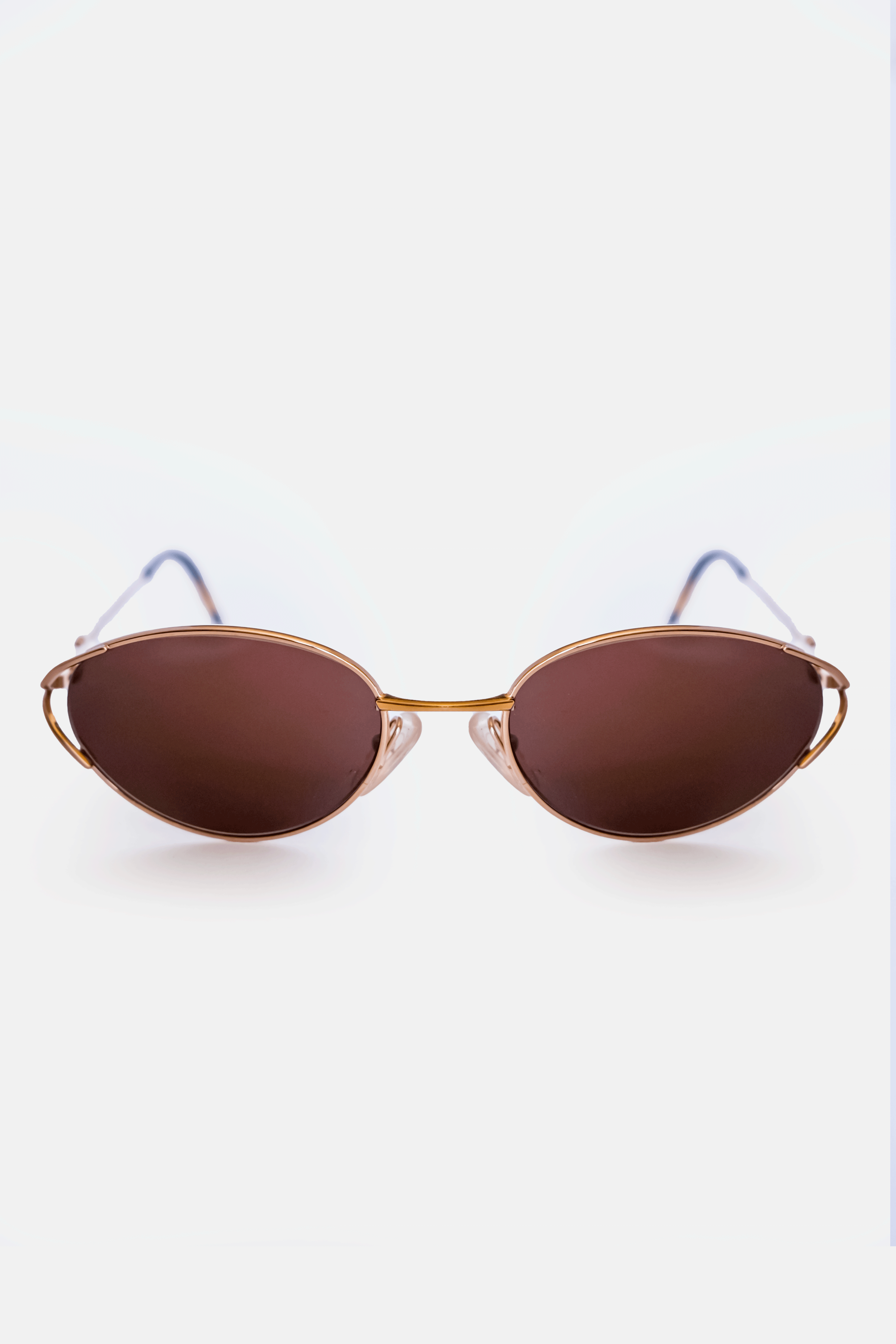 Valentino Occhiali da Sole Gold Brown frontale
