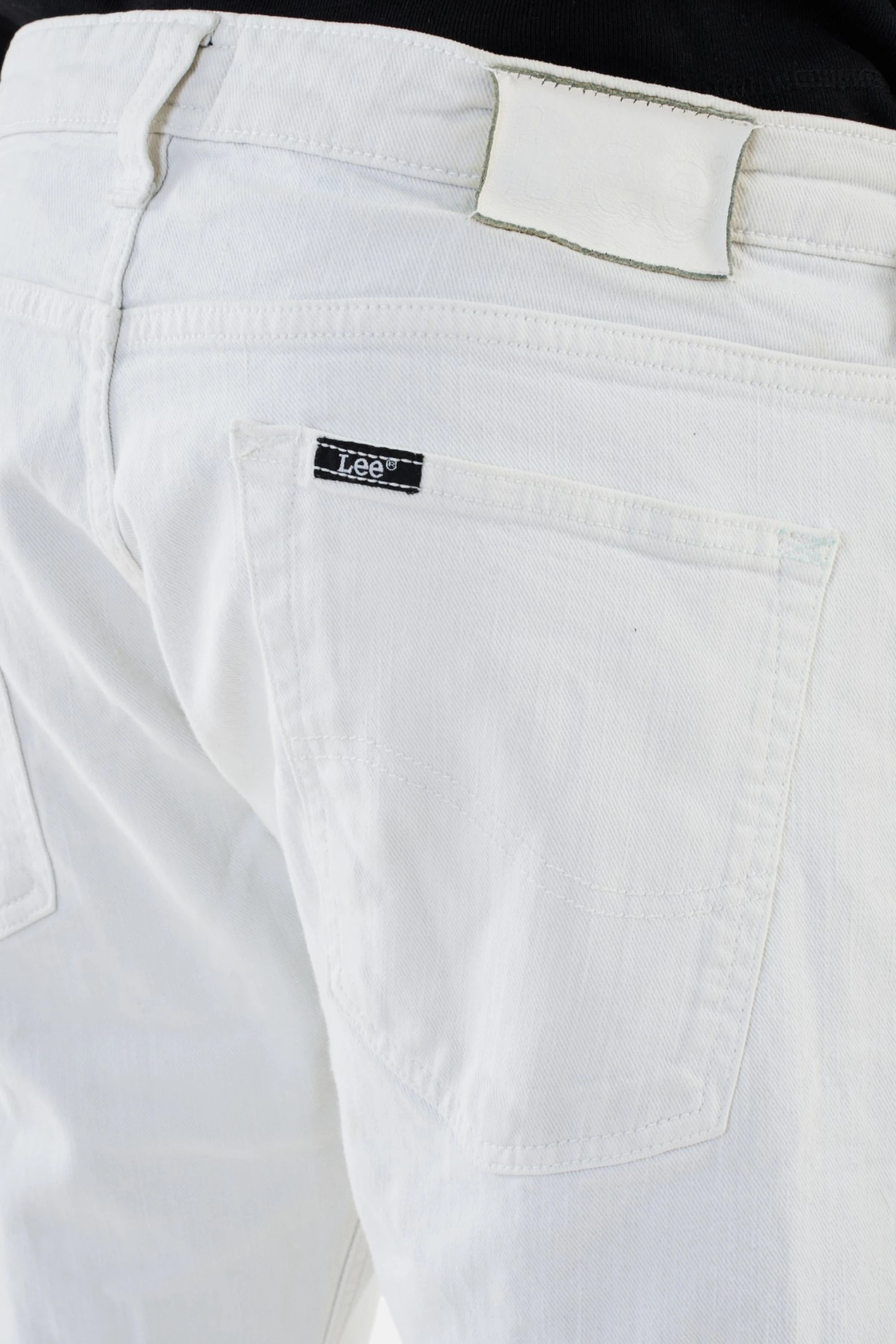 Denim Lee white, dettaglio