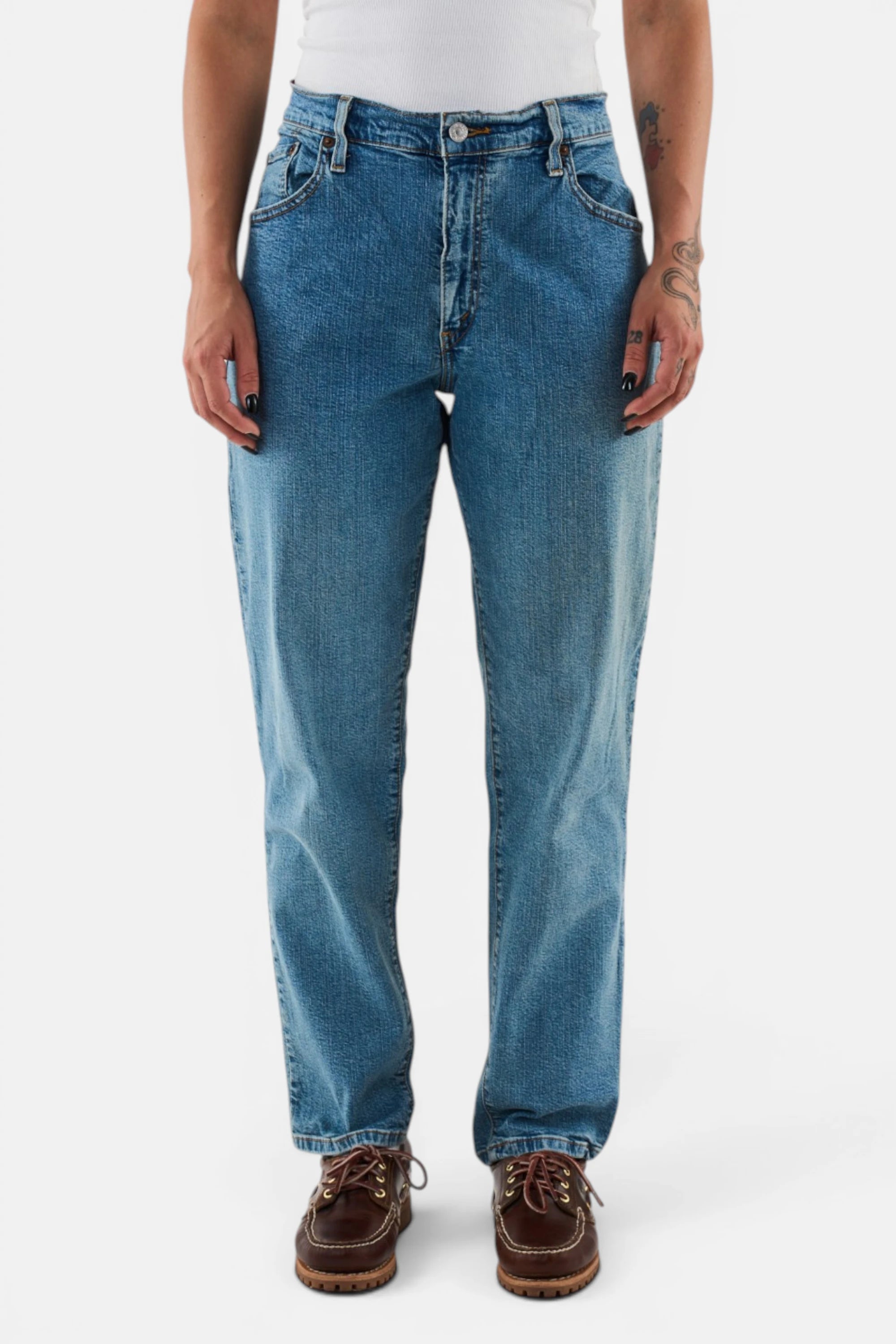 Jeans Levi's 550 Bootcut denim donna, vista frontale