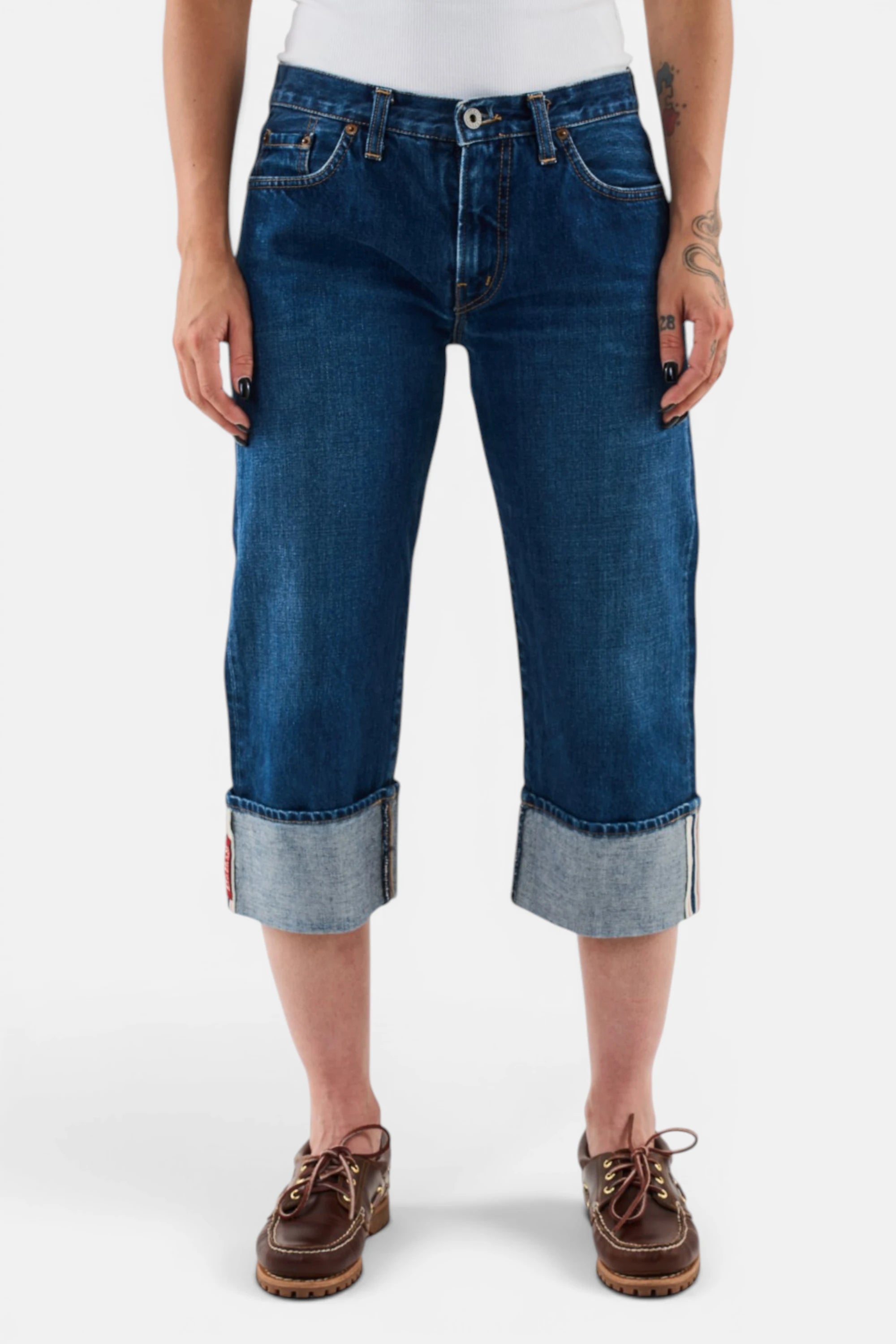 Bermuda Replay denim donna, vista frontale