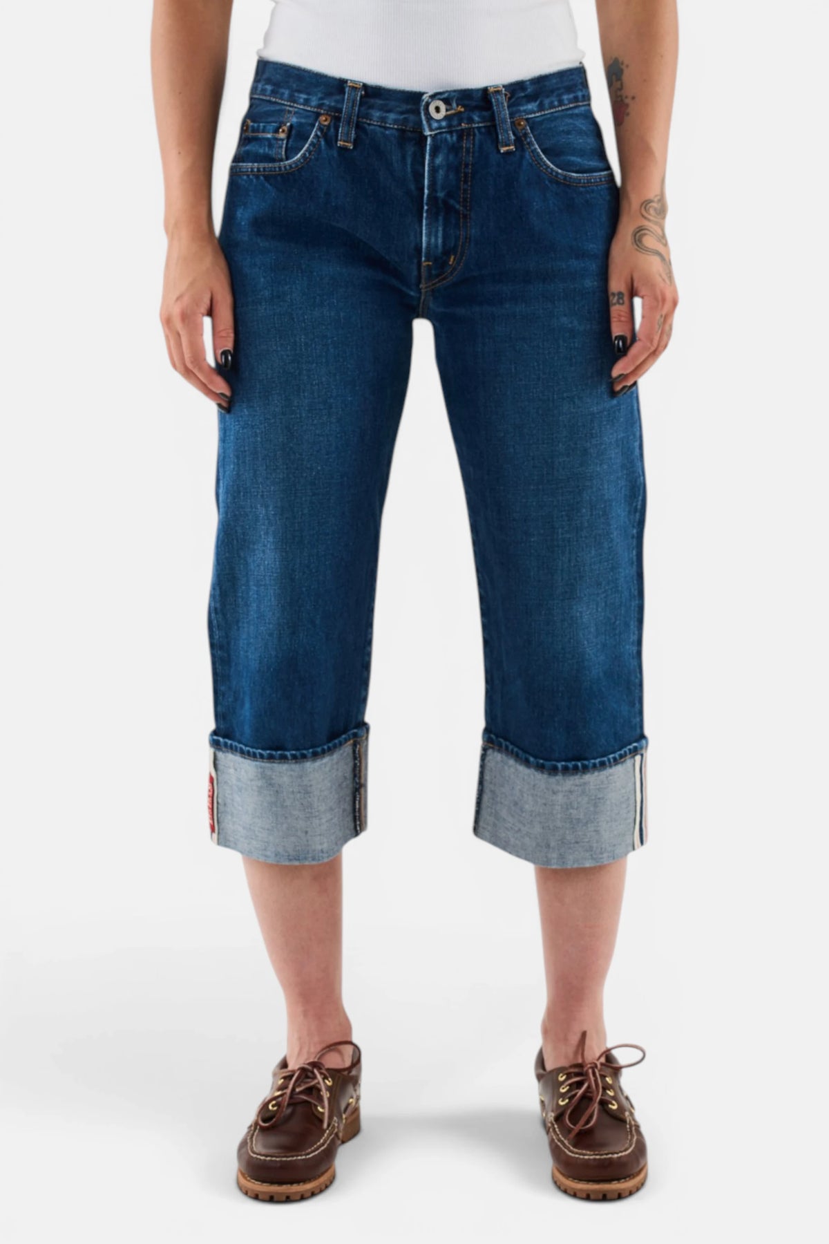 Bermuda Replay denim donna, vista frontale