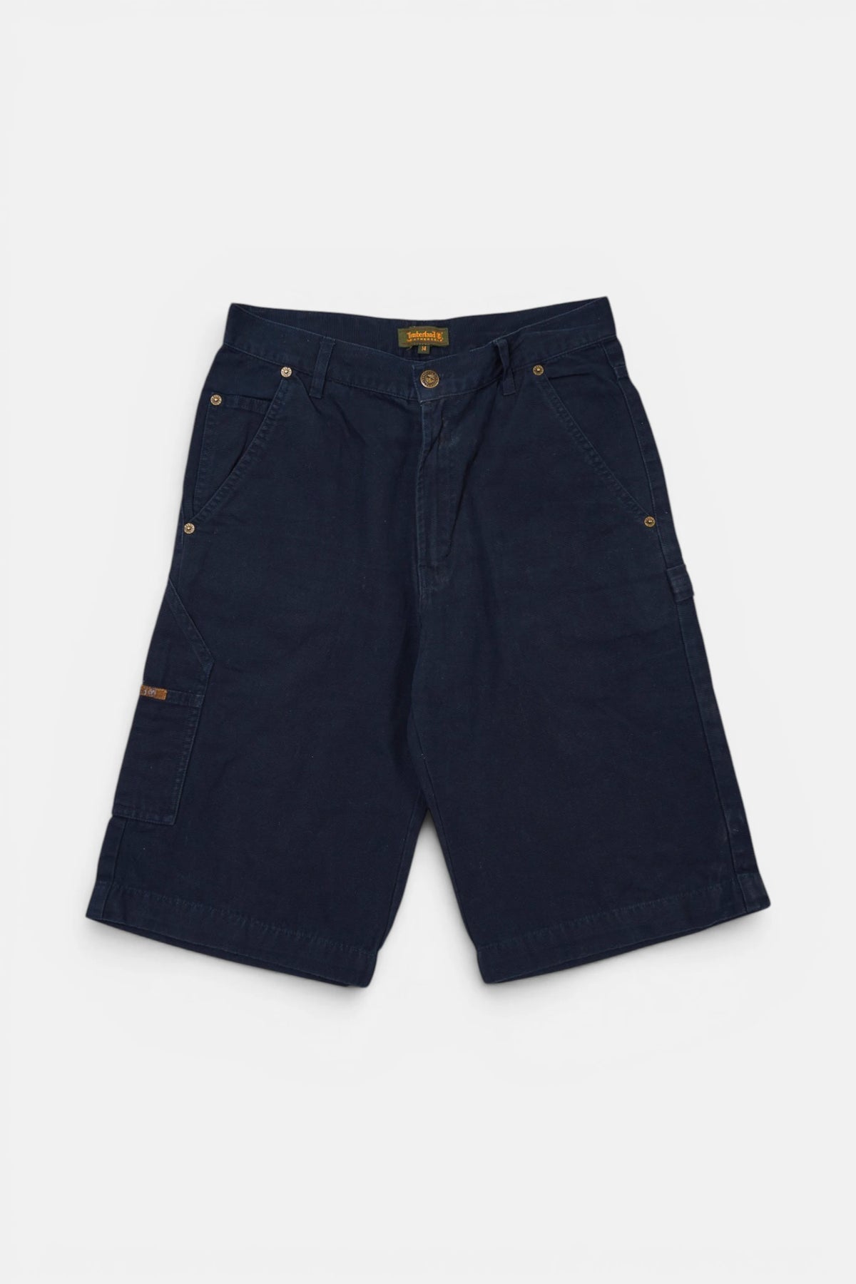 Short Timberland blu navy, vista frontale