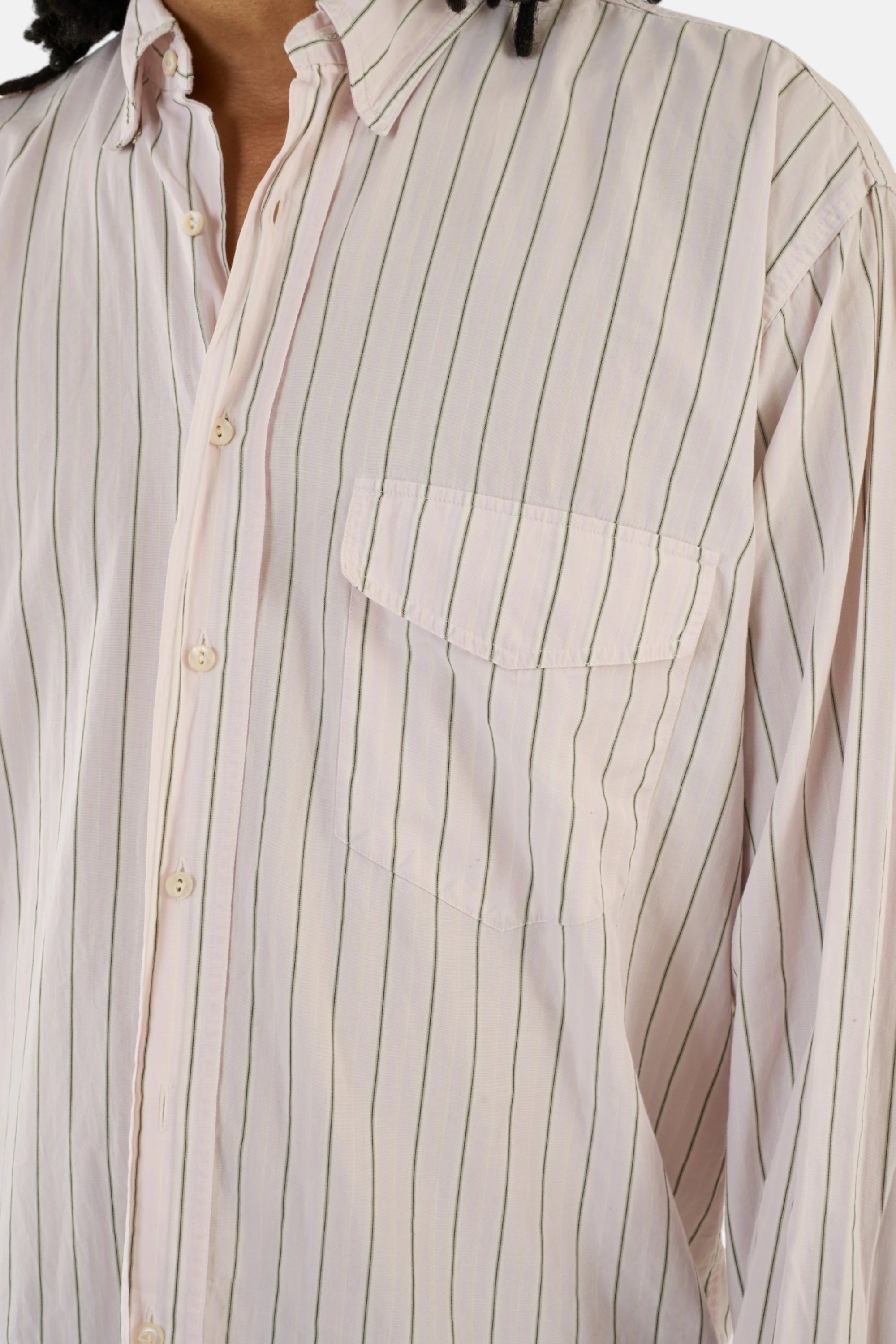 Hugo Boss camicia bianco verde, vista posteriore