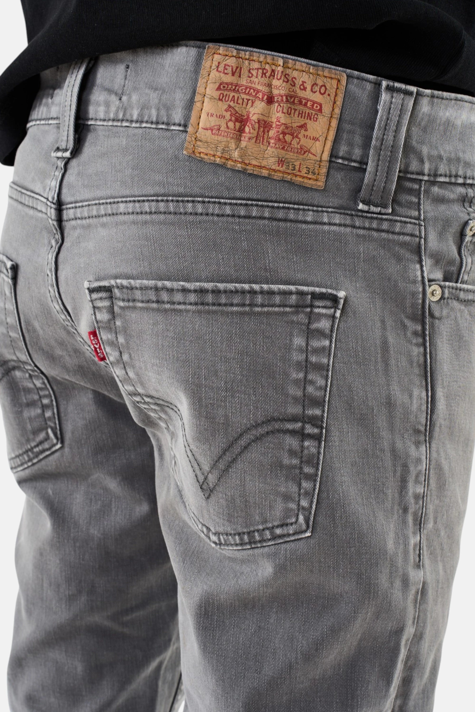 Jeans Levi's 511 grey, dettaglio