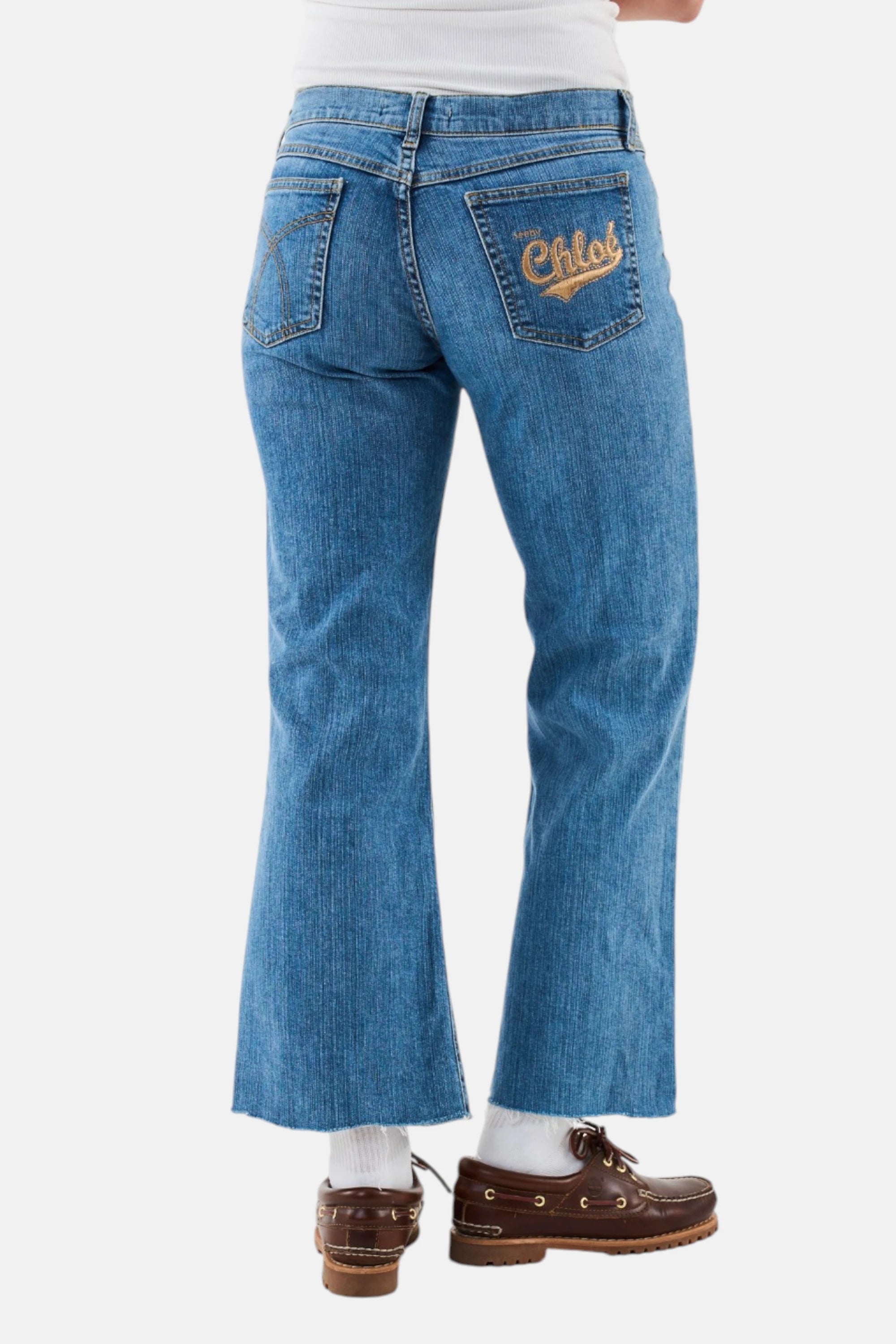 Jeans Chloé denim donna, vista posteriore