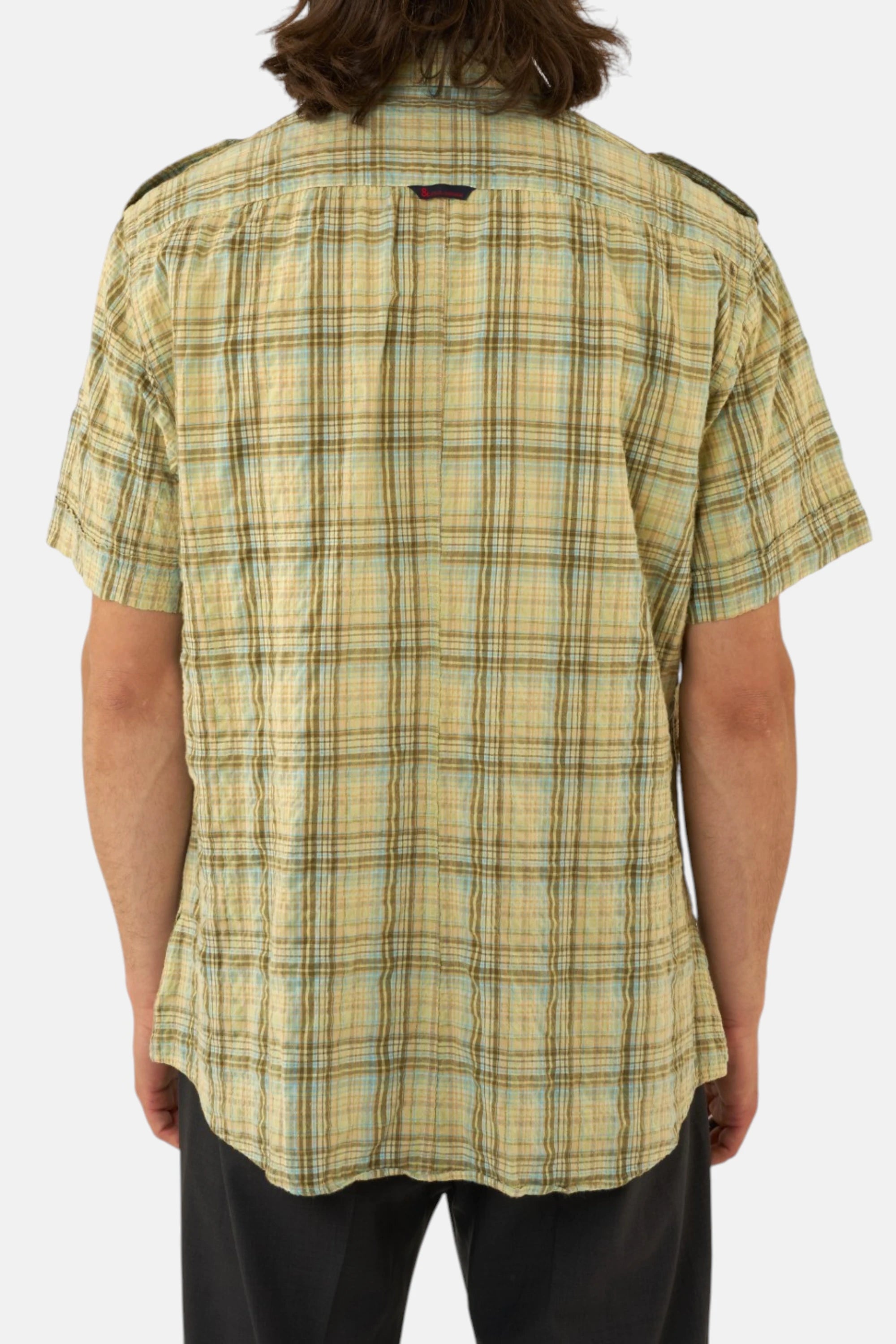 Dolce Gabbana camicia verde, dettaglio
