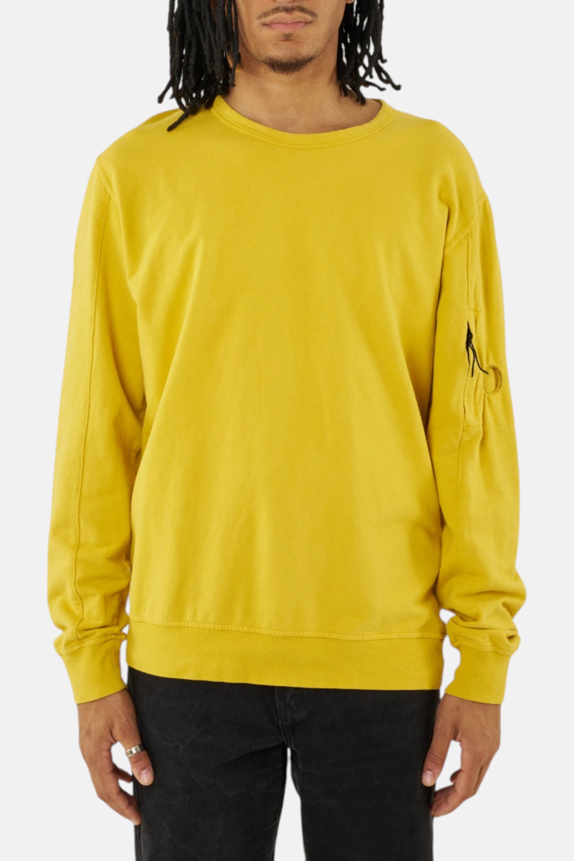 C.P. Company Felpa yellow, vista posteriore