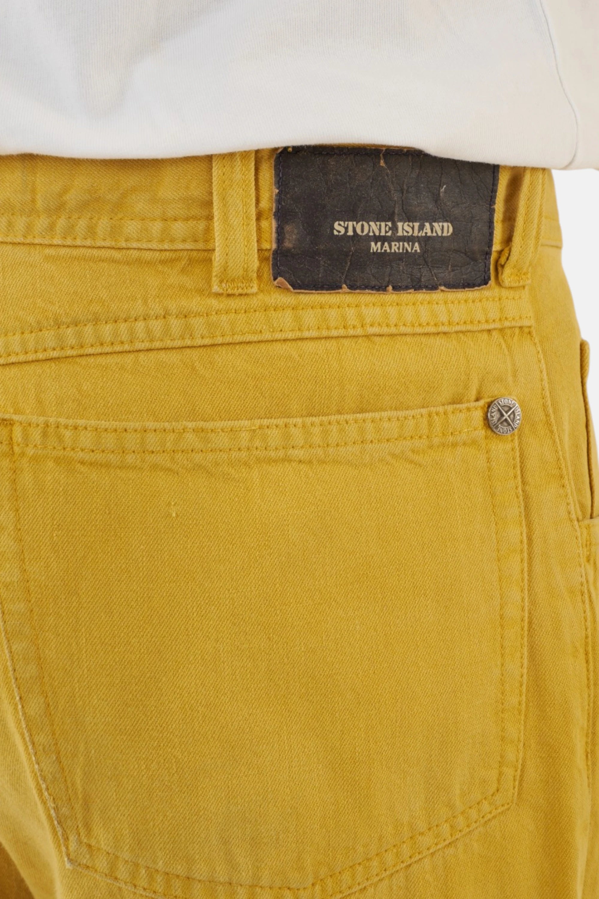 Stone Island pantalone, dettaglio tessuto