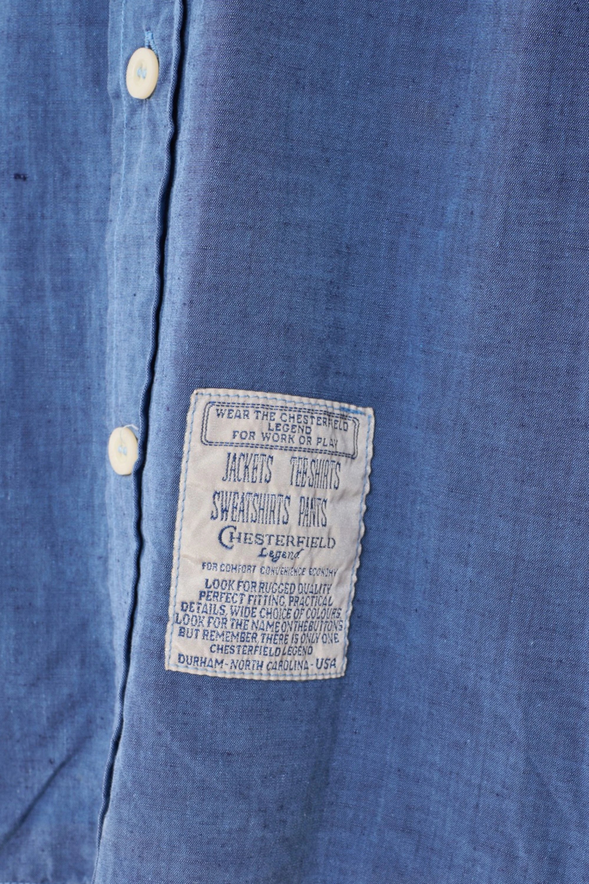 Chesterfield Legend camicia blue, vista posteriore