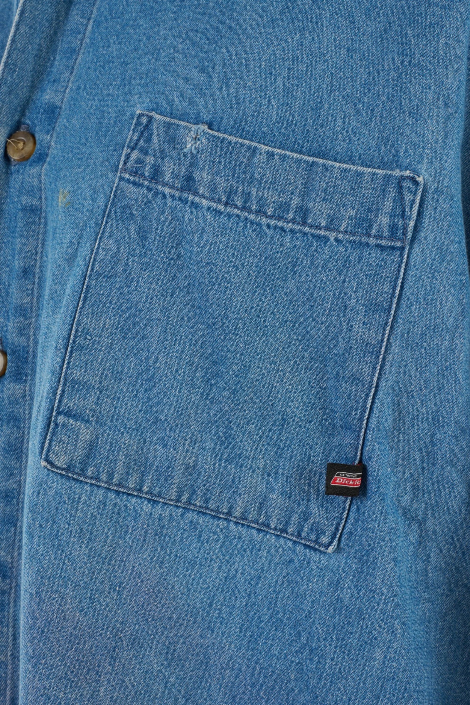 Dickies camicia denim, dettaglio