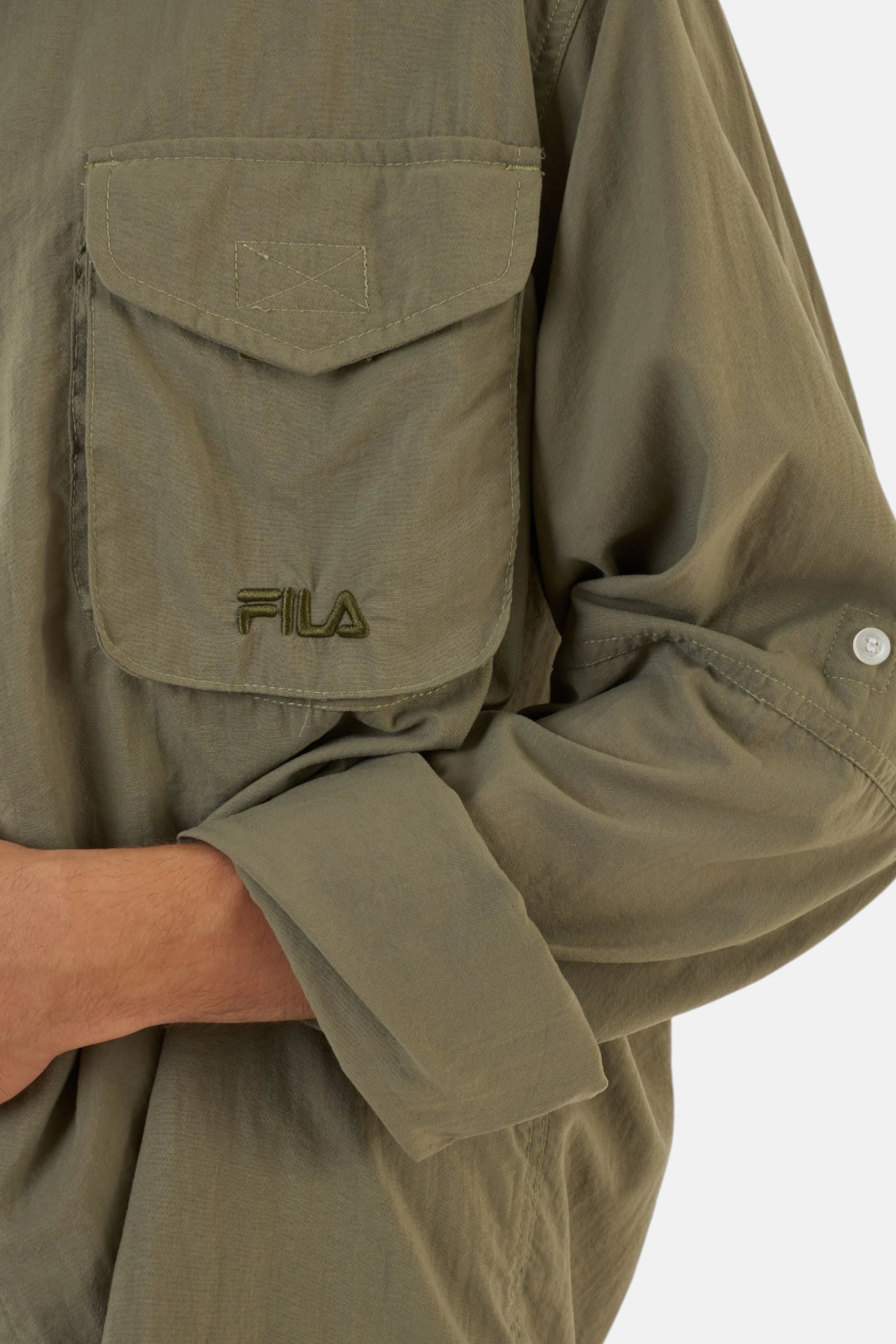 Fila camicia fango, vista posteriore