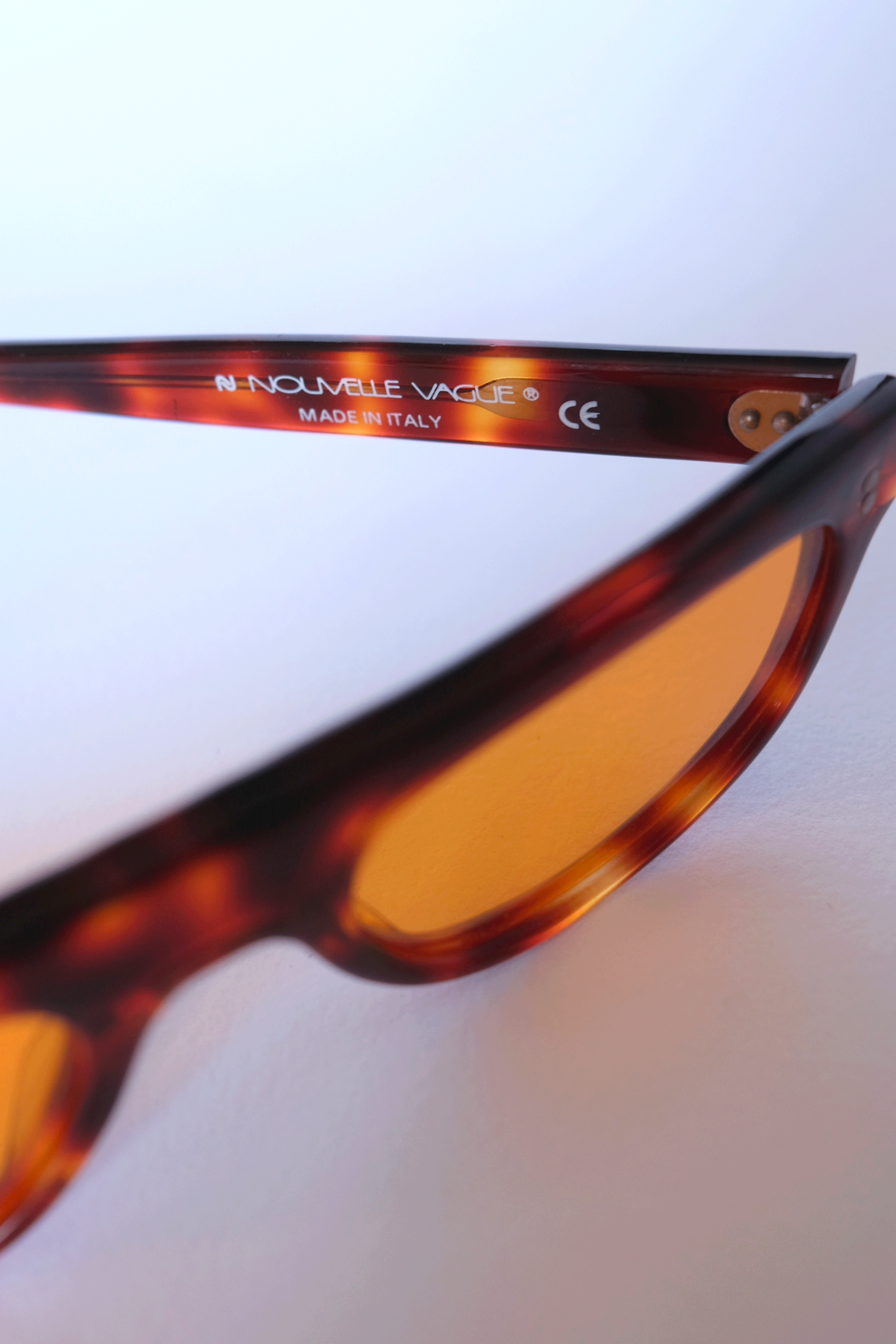 Nouvelle Vague Occhiali Orange Tartan dettaglio