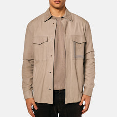 Giacca Camicia Etro in Pelle