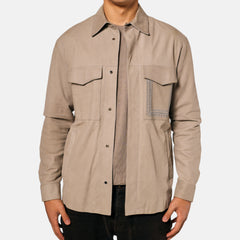 Giacca Camicia Etro in Pelle