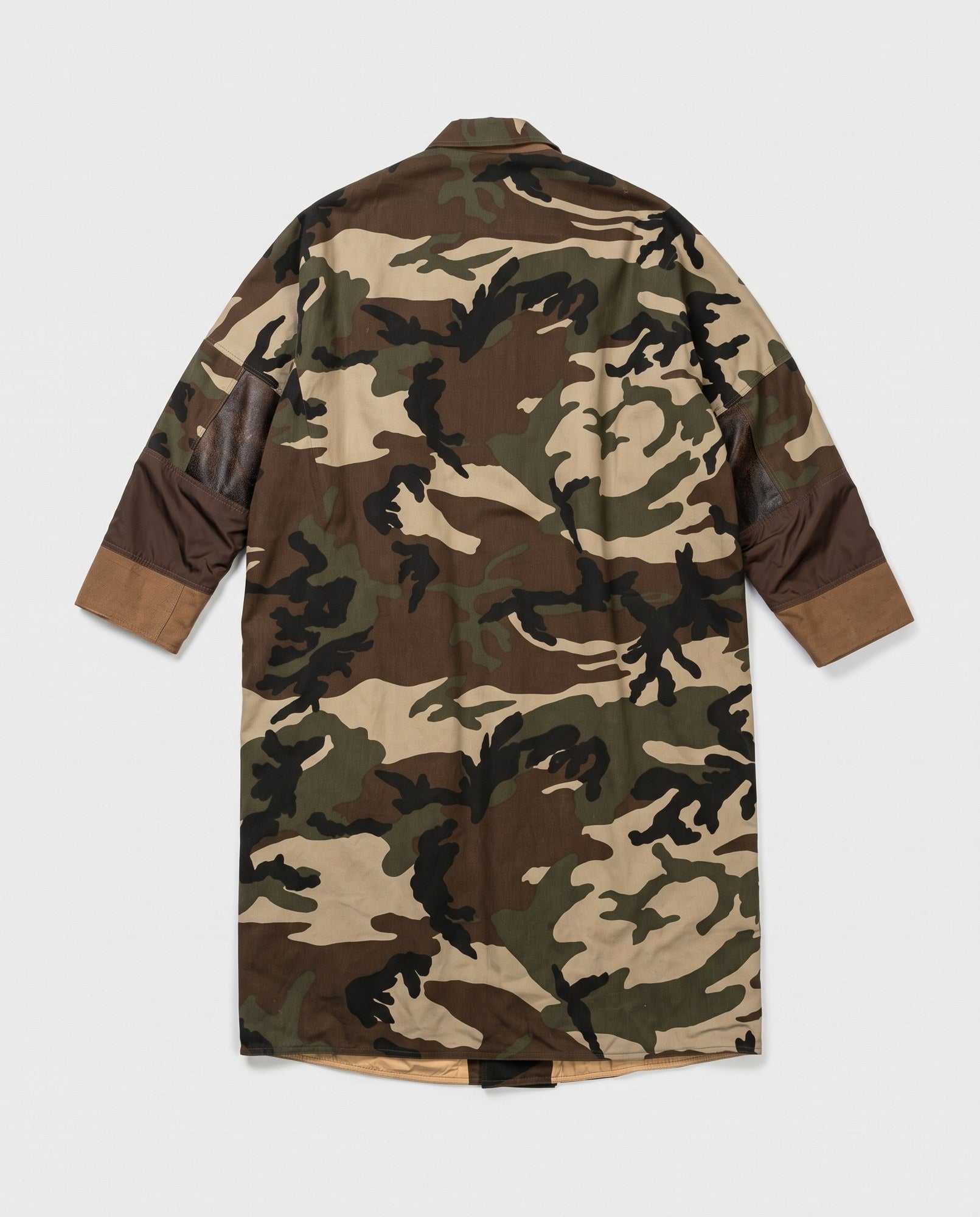 Trench upcycling camouflage, retro